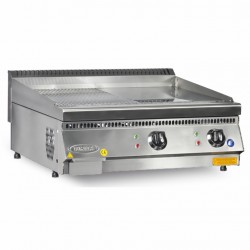 80 Cm Commercial Table-top Griddle Smooth / Ribbed Surface Hot Plate Griddle Tall 700 Series