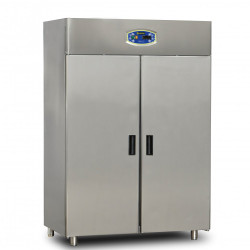 22DBF2S-46 İKİ KAPILI DİK TİP STATİK BUZDOLABI 40*60 TEPSİ – Dik Tip | 65 V | Paslanmaz Çelik | Aydınlatma | Fanlı | Termostatlı | Restoran Kullanımı