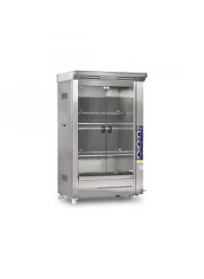KC-M006 GAZLI KUZU ÇEVİRME MAKİNESİ 2&#39;Lİ – Gazlı/LPG | Paslanmaz Çelik | Restoran Kullanımı