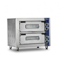 M014-6 ELEKTRİKLİ PİZZA FIRINI – Elektrikli | Paslanmaz Çelik | Aydınlatma | Termostatlı | Restoran Kullanımı