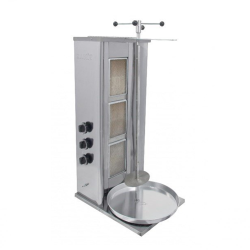 M75 EKO MODEL DÖNER MAKİNESİ 3 Radyanlı – Gazlı/LPG | Paslanmaz Çelik | Restoran Kullanımı